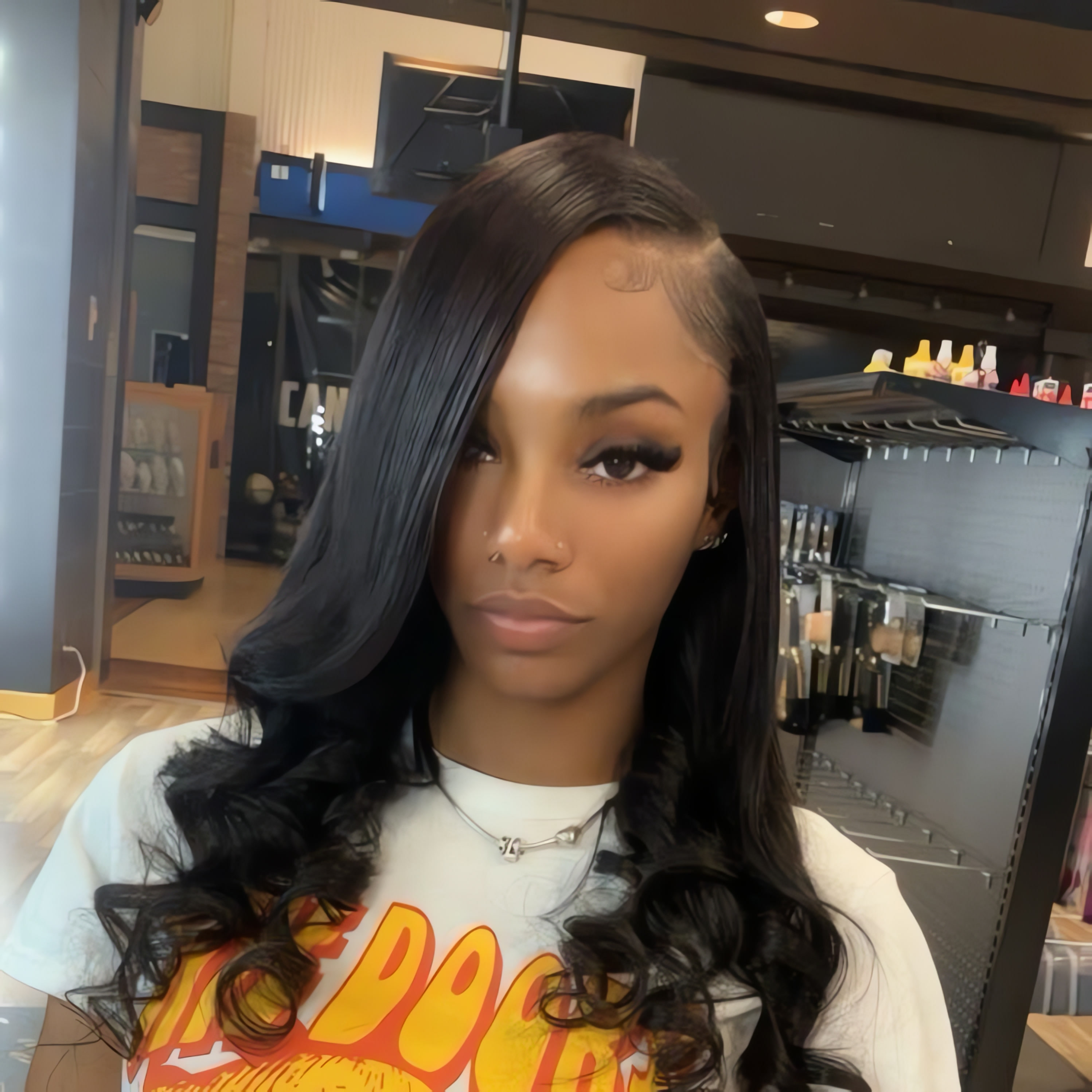 Natural styles and silk press